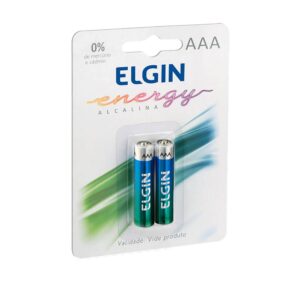 Pilha AAA Alcalina C/2 - Elgin