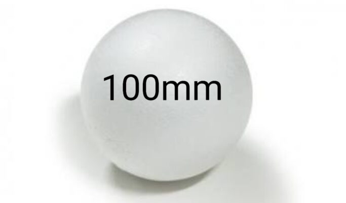 Bola De Isopor 100mm Papelaria Pará Minas 0551